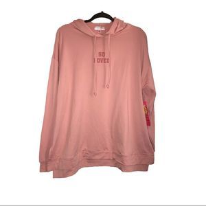 Maternity Hoodie Pullover—Color Pink —Size XL —New